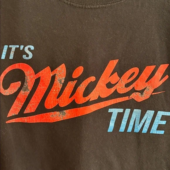 Rare Mickey Avalon Black Cotton Muscle Concert Tee Shirt Merch Retro Y2K Lg/XL - Picture 6 of 10